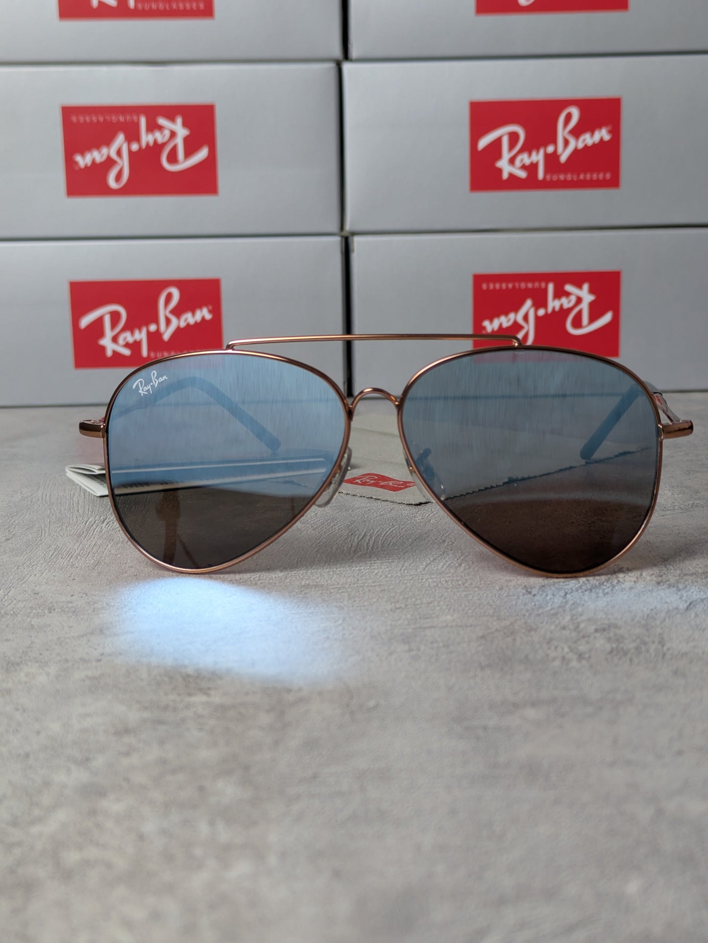 RAYB-AN Aviator Reverse (BLEU/Branze)