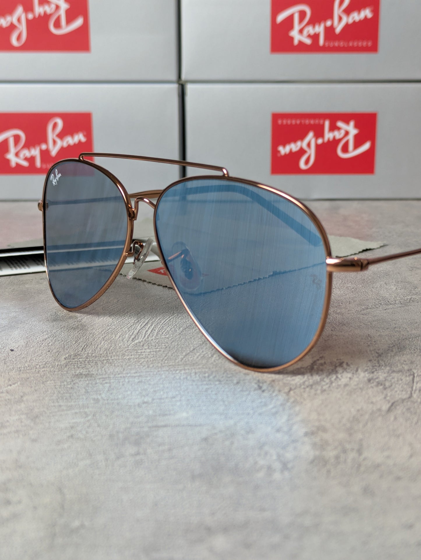 RAYB-AN Aviator Reverse (BLEU/Branze)